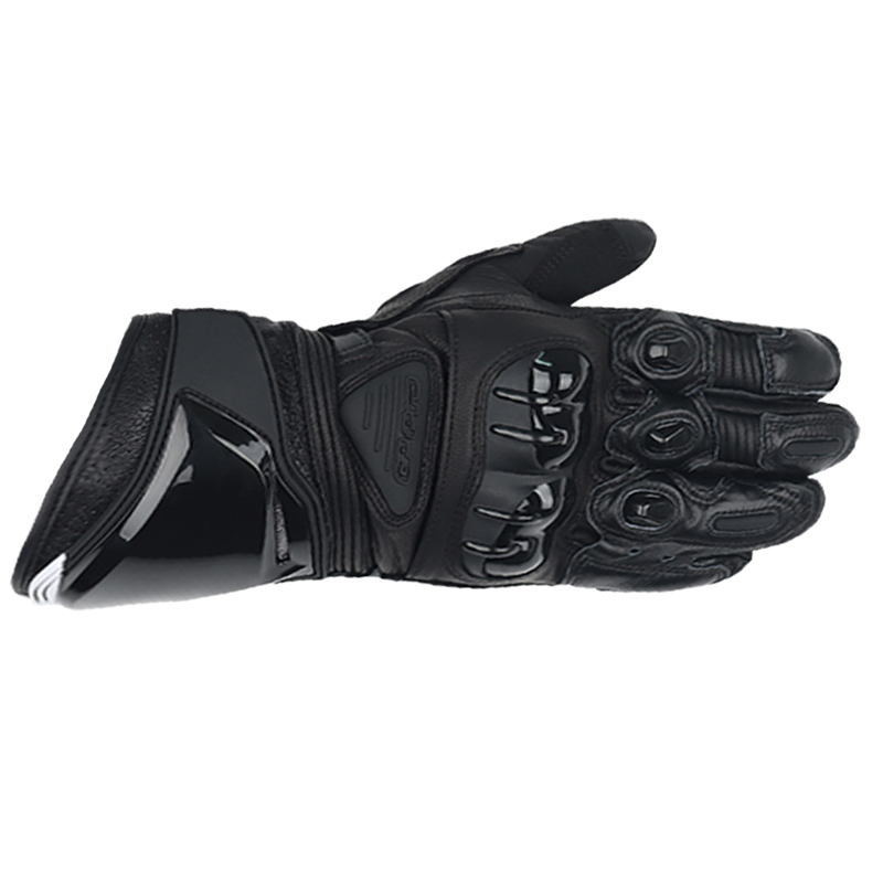 Horse Riding Glove - ถุงมือหนังสำหรับขี่มอเตอร์ไซค์ Two-X GP Pro สำหรับรถจักรยานยนต์วิบาก/แข่งรถ สีดำ/ขาว