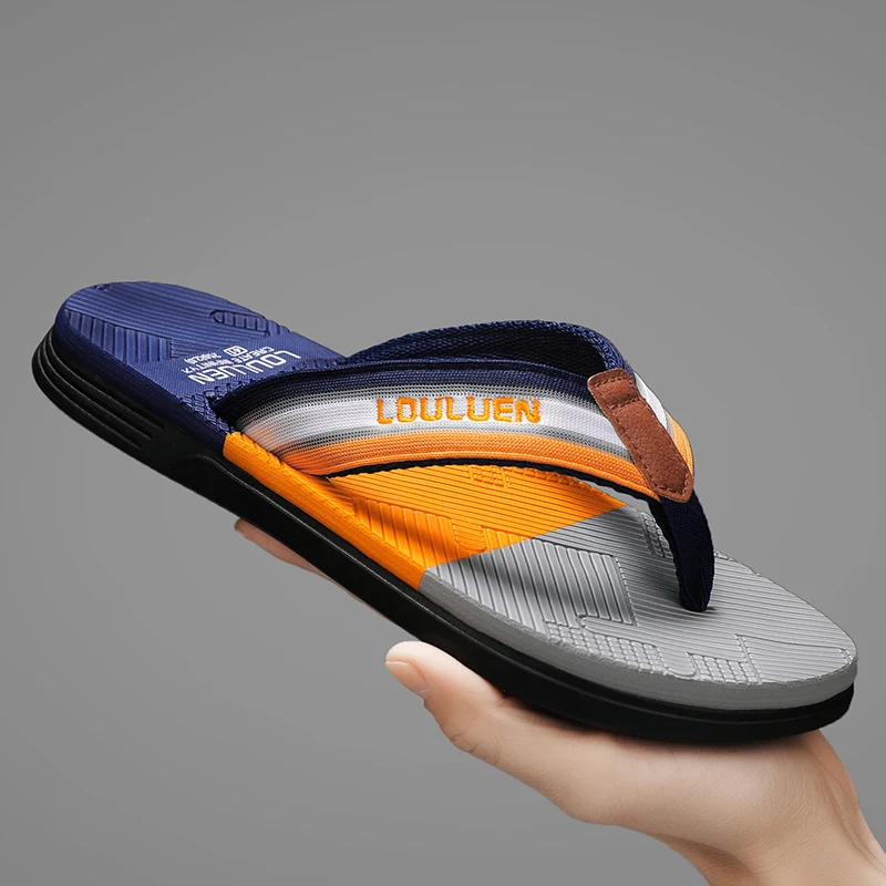 Outdoor Sport Leisure - รองเท้าแตะผู้ชายสำหรับฤดูร้อนปี 2026 รองเท้าแตะชายหาดสำหรับฤดูร้อน รองเท้าลำลองผู้ชายสำหรับกิจกรรมกลางแจ้ง รองเท้าผ้าใบระบายอากาศได้ดี รองเท้าแตะชายหาดสำหรับผู้ชาย