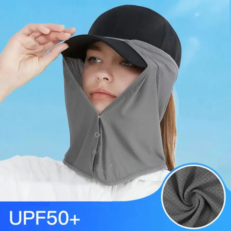 Outdoor Sport Hat - Quick Drying หมวกตกปลา Face คอบังแดดหน้ากากหมวก UV