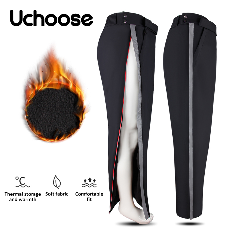 Outdoor Sport Leggings - ฤดูหนาวรถจักรยานยนต์กางเกงน้ําWindproofป้องกันผู้ชายขี่ขาอุ่นกลางแจ้งขี่จักรยานเข่าPad Fall-Proof Leggings Guard