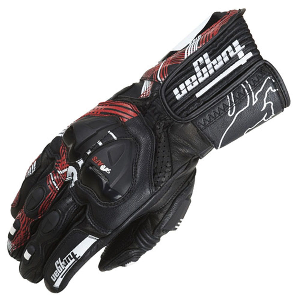 Horse Riding Glove - Furygan ถุงมือหนัง AFS 19ถุงมือรถจักรยานยนต์, ถุงมือคาร์บอนไฟเบอร์ถุงมือขี่จักรยานยาวระบายอากาศได้ดีสวมใส่ได้