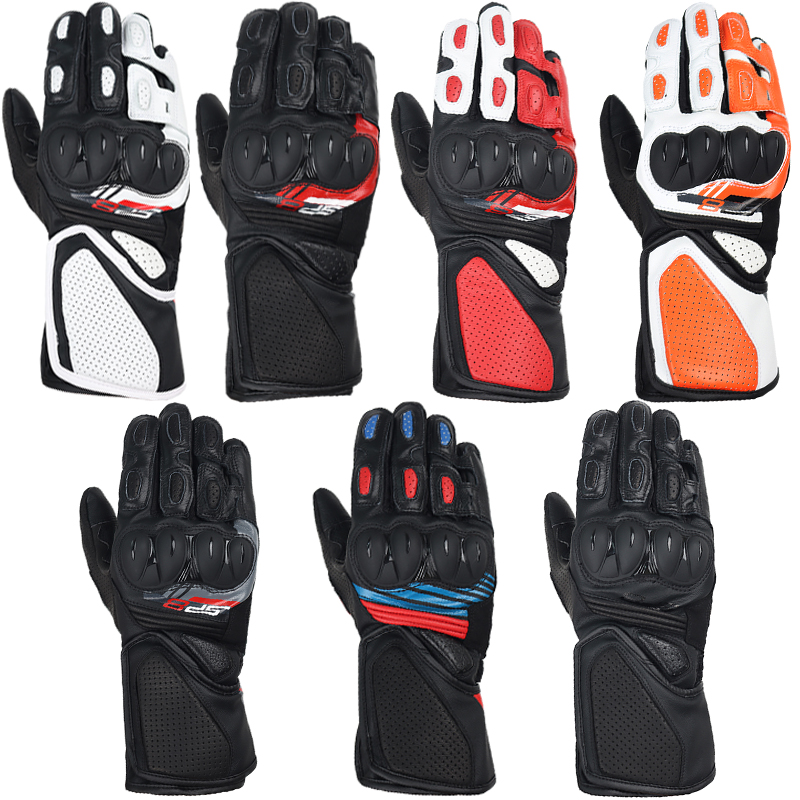 Horse Riding Glove - ถุงมือหนังสำหรับขี่มอเตอร์ไซค์วิบาก สกู๊ตเตอร์ ATV รุ่น 7 สี