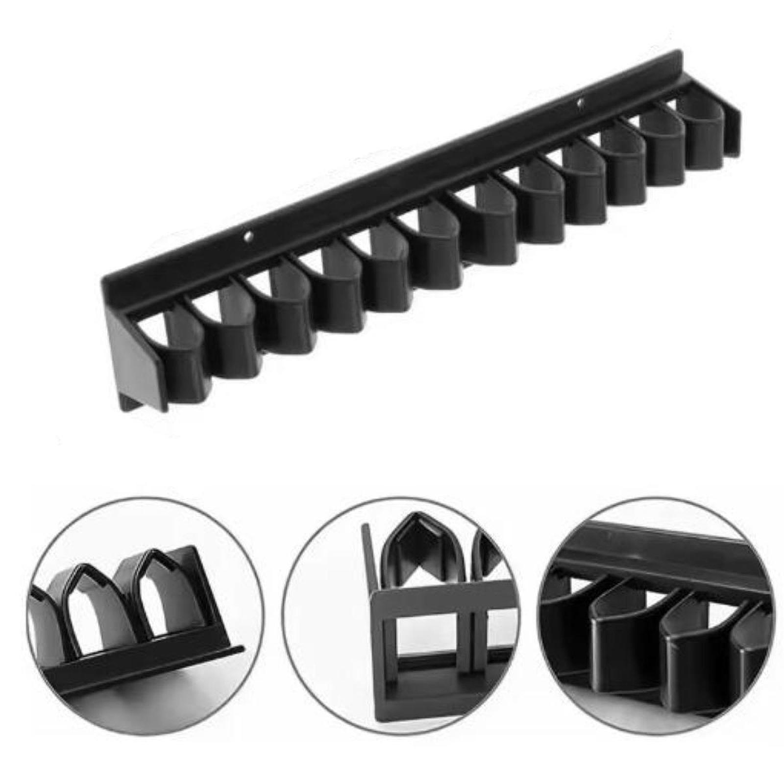 Riding Crop Dressage - ที่แขวนแส้สำหรับคอกม้า สีดำ ทำจาก ABS ติดผนัง สำหรับอุปกรณ์ขี่ม้าในสนามฝึกซ้อม