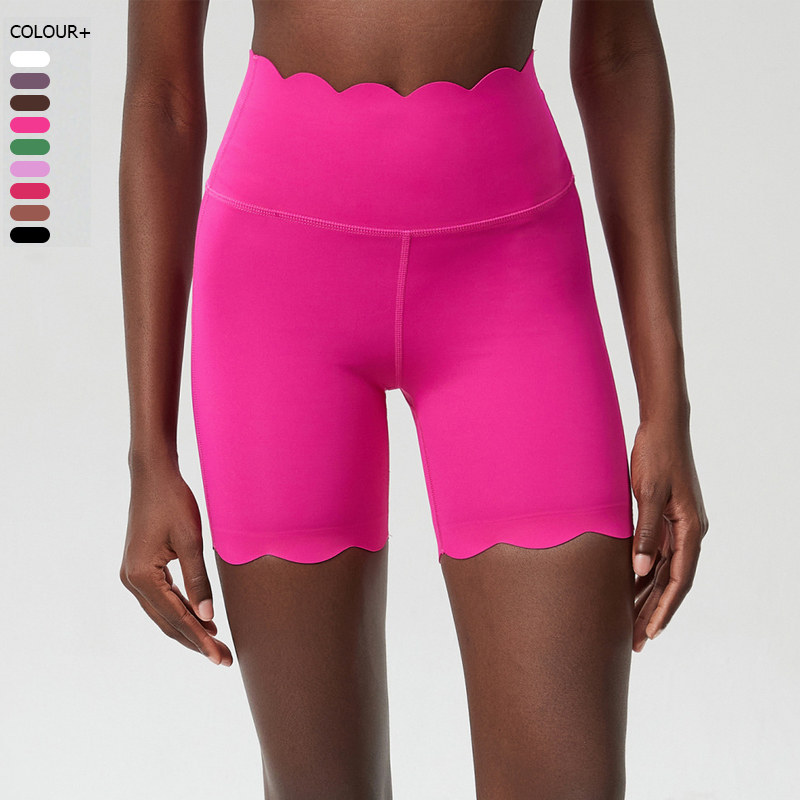 Outdoor Sport Leggings - ฤดูร้อนกางเกงขาสั้นโยคะผู้หญิงสีทึบกางเกงขาสั้นวิ่งกลางแจ้งBreathable Quick Dry Gym LeggingsหญิงClose Fit