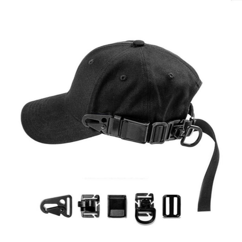 Outdoor Sport Hat - หมวกแก๊ปอเนกประสงค์แบบถอดเร็ว สไตล์เทคแวร์ สำหรับผู้ชายและผู้หญิง สไตล์พังก์ ฮิปฮอป หมวกเบสบอลวินเทจ