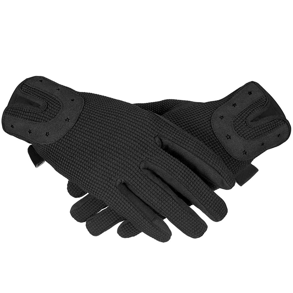 Horse Riding Glove - ถุงมือขี่ม้าหนังแท้สไตล์ตะวันตกสำหรับผู้ชาย ดีไซน์ใหม่มาแรง ระบายอากาศได้ดี รับสกรีนโลโก้