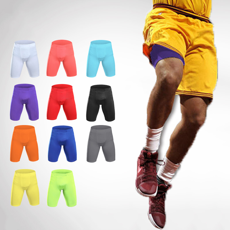 Outdoor Sport Leggings - ชายรองเท้าวิ่งกลางแจ้งกางเกงขาสั้นชายบอร์ดออกกำลังกาย Leggings ฟิตเนสออกกำลังกายบาสเกตบอลการฝึกอบรมกีฬาฟุตบอลเสื้อผ้า05