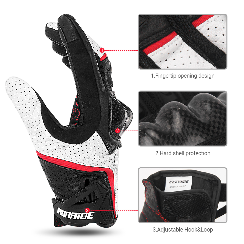 ถุงมือมอเตอร์ไซค์ ถุงมือหนังสำ - Horse Riding Glove บทวิจารณ์และราคา