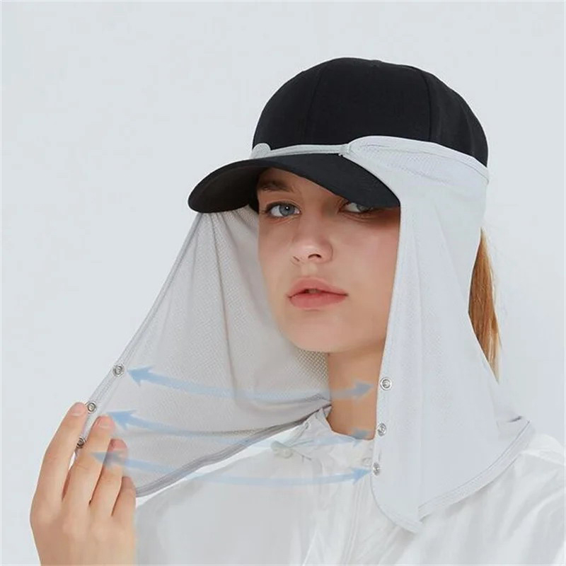 Quick Drying หมวกตกปลา Face คอ - Outdoor Sport Hat บทวิจารณ์และราคา