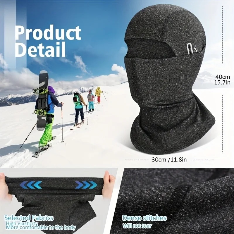 หน้ากากกันลมกันหนาวแบบเต็มหน้า - Outdoor Sport Hat บทวิจารณ์และราคา
