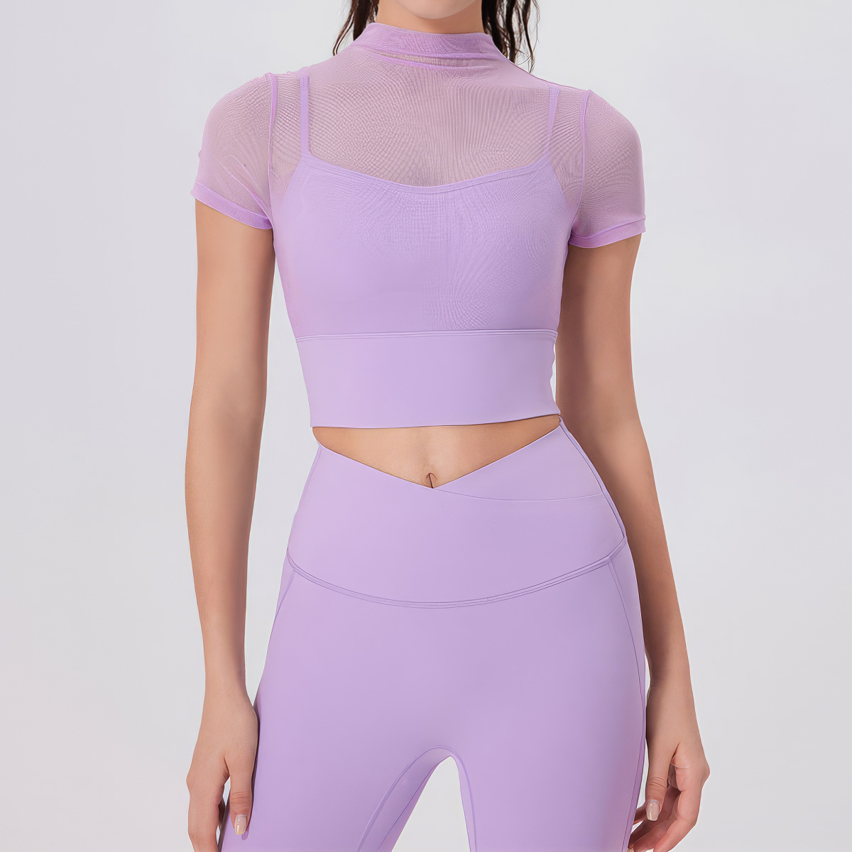 ชุดโยคะ 2 ชิ้น ชุดออกกำลังกาย  - Outdoor Sport Leggings บทวิจารณ์และราคา