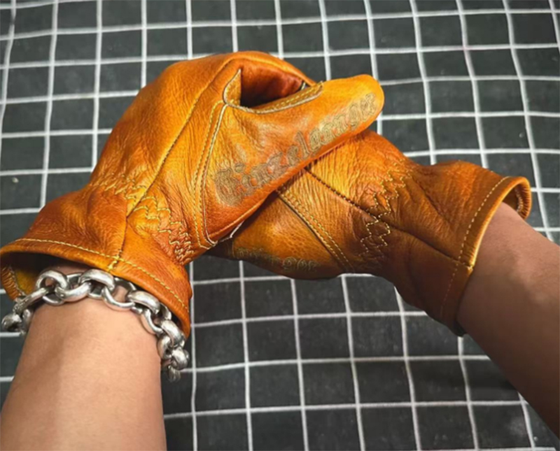 Handmade ของแท้หนัง Retro รถจั - Horse Riding Glove บทวิจารณ์และราคา