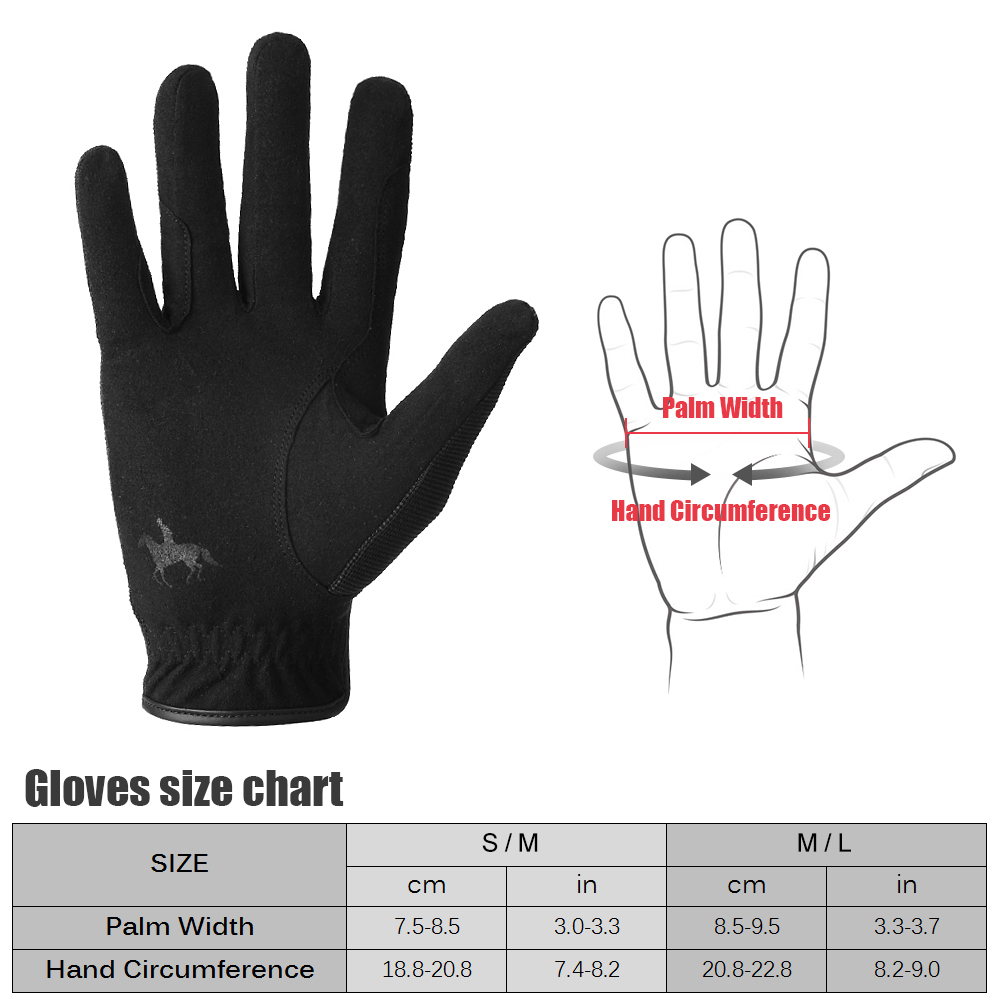 Professional Horse Riding ถุงม - Horse Riding Glove บทวิจารณ์และราคา