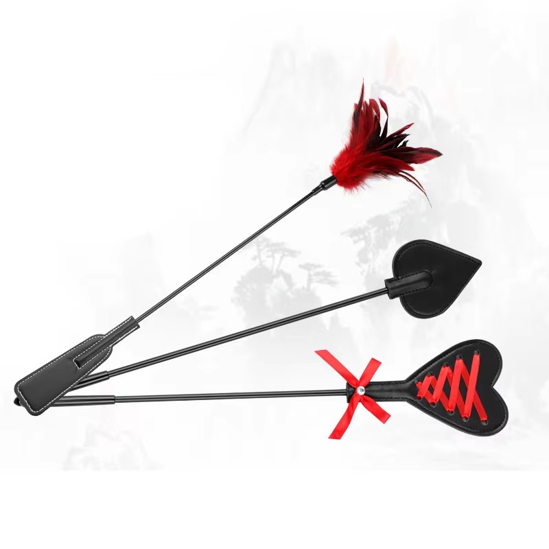 ไม้พายขนนกทำจากหนัง PU, แส้สำห - Riding Crop Dressage บทวิจารณ์และราคา