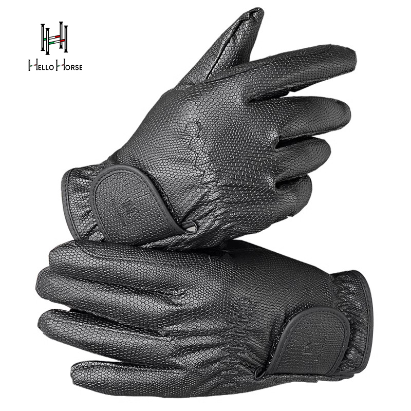 ถุงมือขี่ม้า Hello Horse สำหรั - Horse Riding Glove บทวิจารณ์และราคา